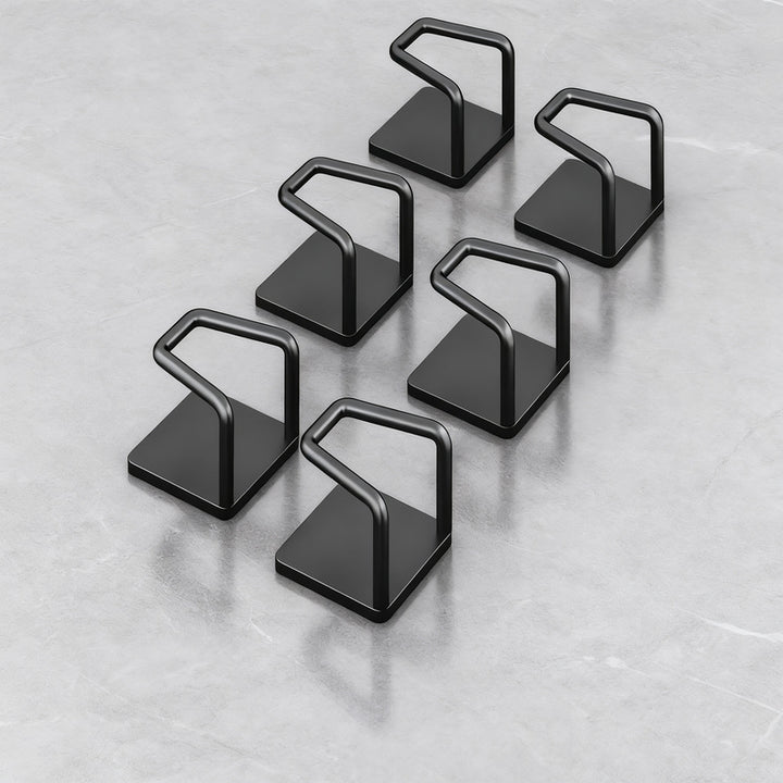 Stainless steel hooks for under-cabinet, no drilling