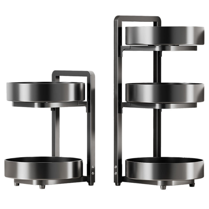 Rotatable spice rack, 2-3 layer