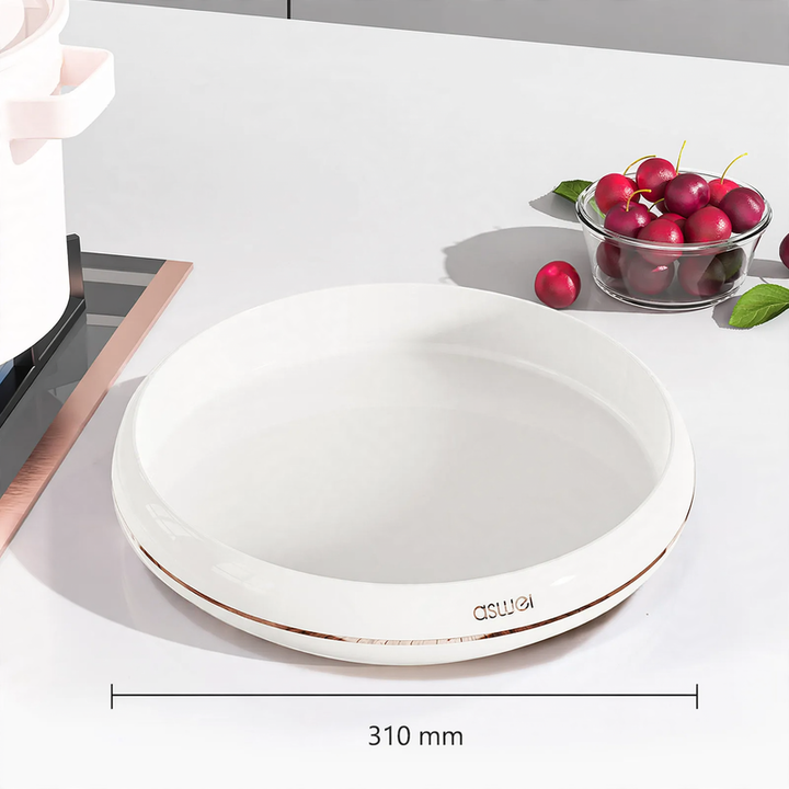 Large rotating spice rack for the countertop