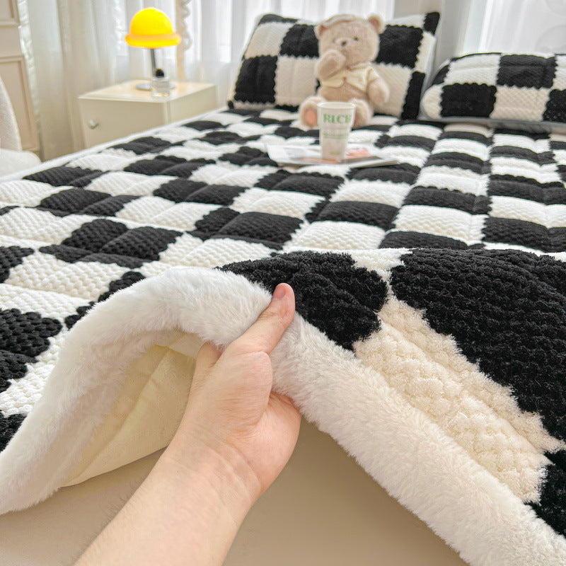 Fleece mattress topper, warm and soft