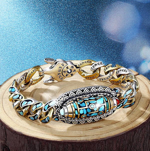 Guardian Dzi-Bracelet | Spiritual Protection & Peace | Stornfield