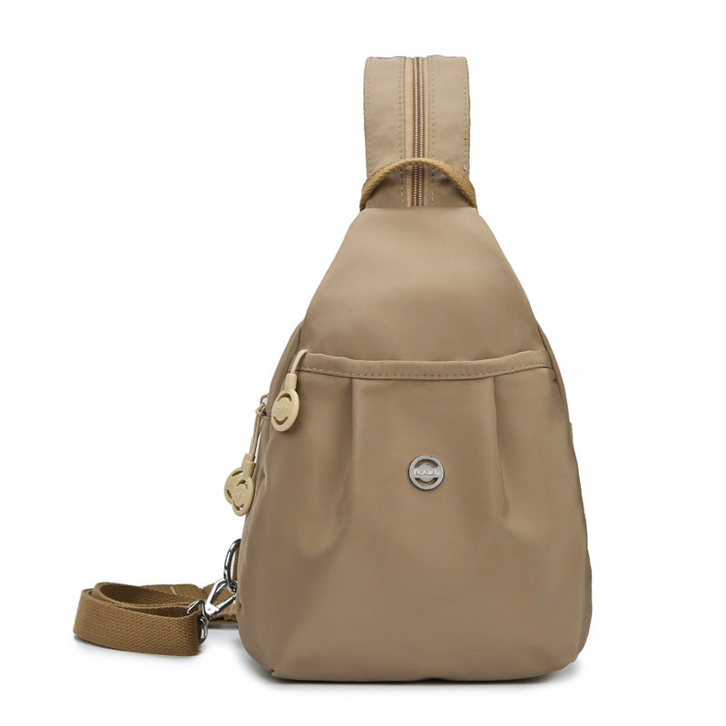 Compact backpack with theft protection, Oxford fabric