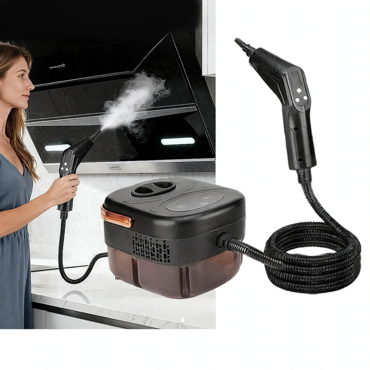 High-temperature steam cleaner for kitchen and household