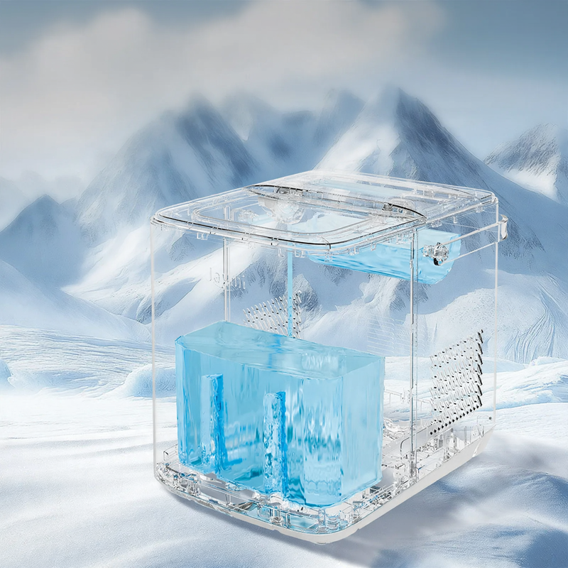 Ice cube machine, compact, 1.4 L water tank