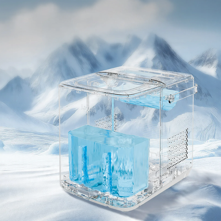 Ice cube machine, compact, 1.4 L water tank