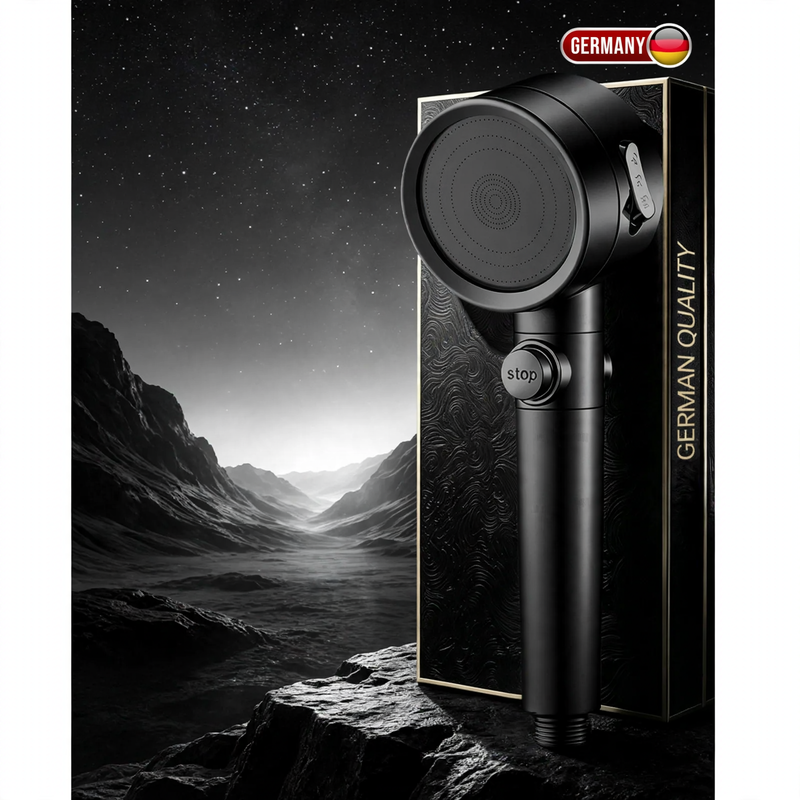 High-pressure shower head with turbo function