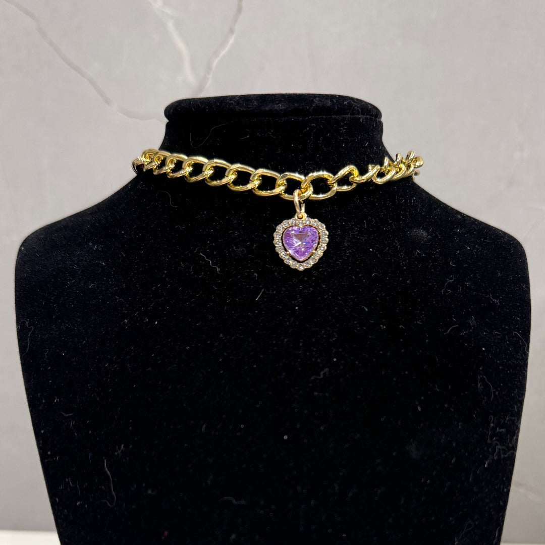 Collar with Crystals and Pearls for Cats and Dogs