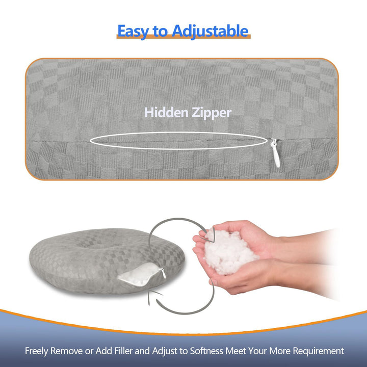 Ear cushions with ear cutout, 44×32×10 cm