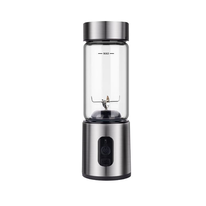 Portable juicer made of borosilicate glass, 400 ml
