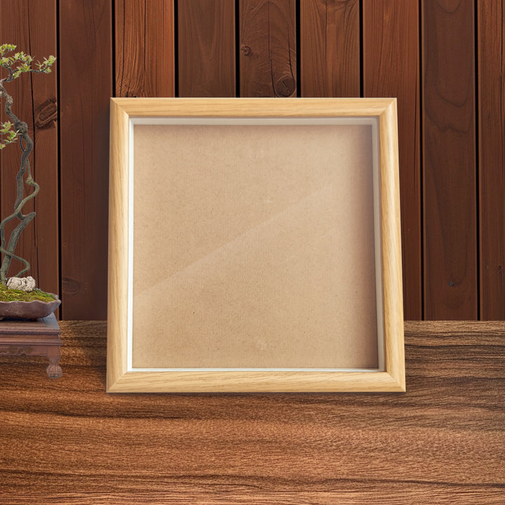 Wood picture frame, rectangular