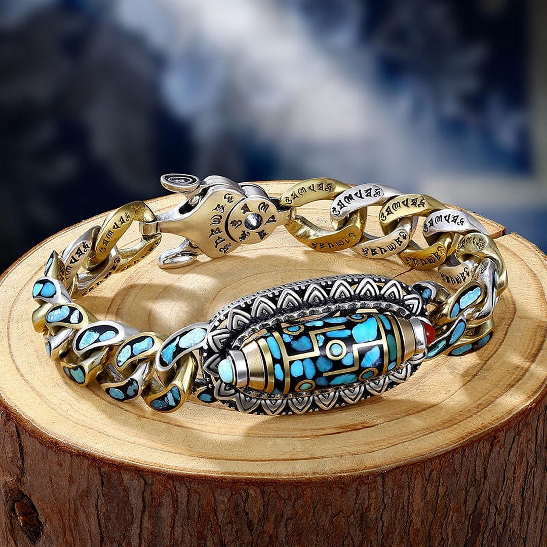 Guardian Dzi-Bracelet | Spiritual Protection & Peace | Stornfield