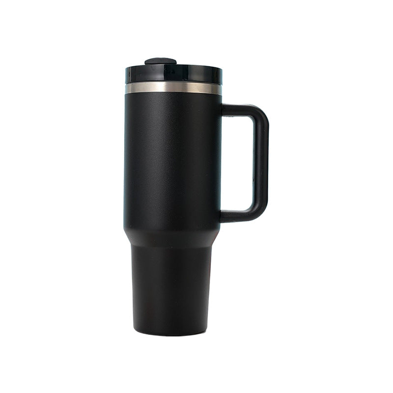 Insulated cup 40oz with straw and handle