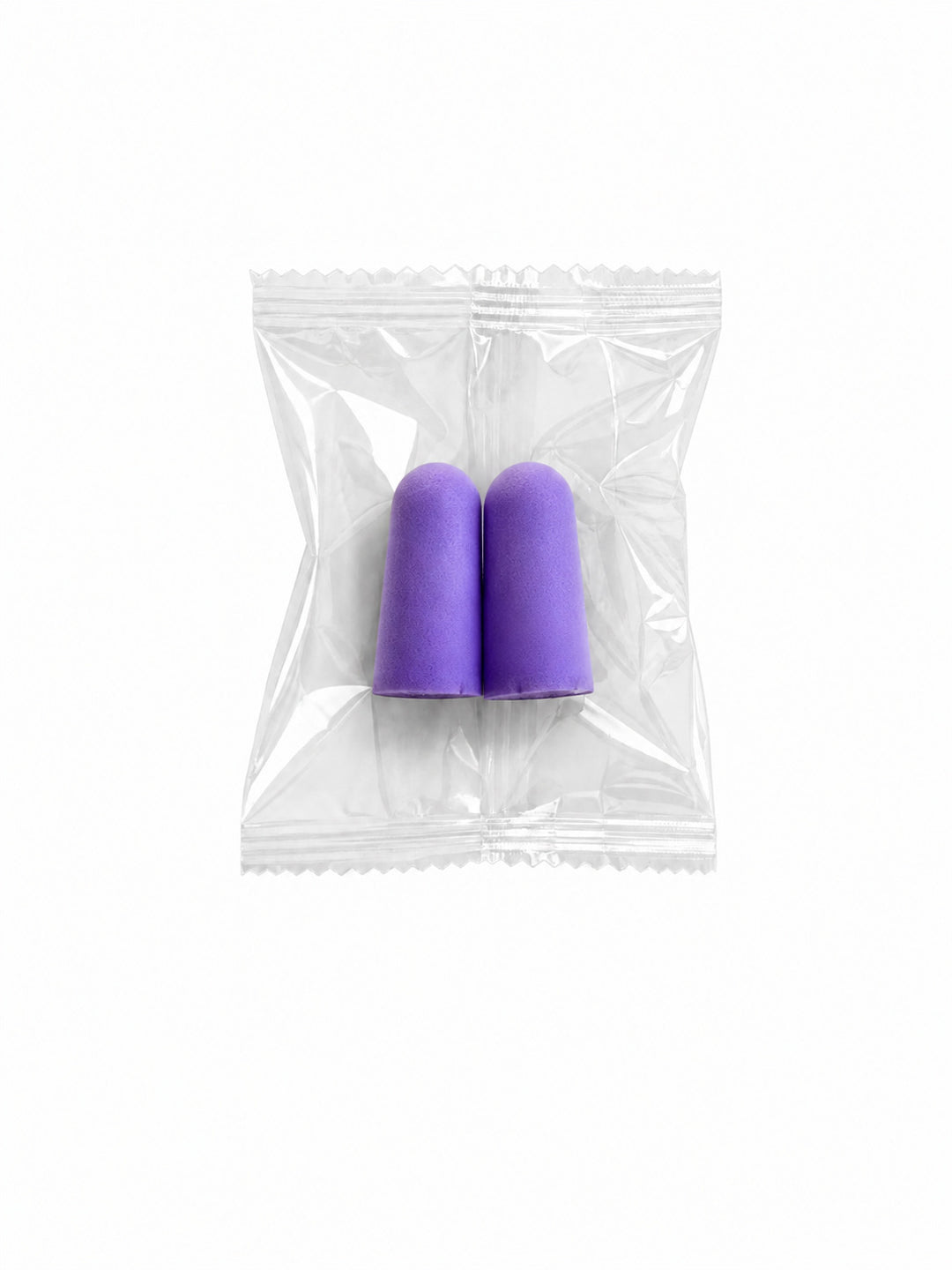 Foam ear plugs, spherical shape, 25×12 mm