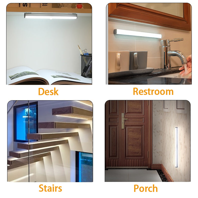 WIRELESS LED NIGHT LIGHT WITH MOTION SENSOR AND RECHARGEABLE BATTERY | Stornfield