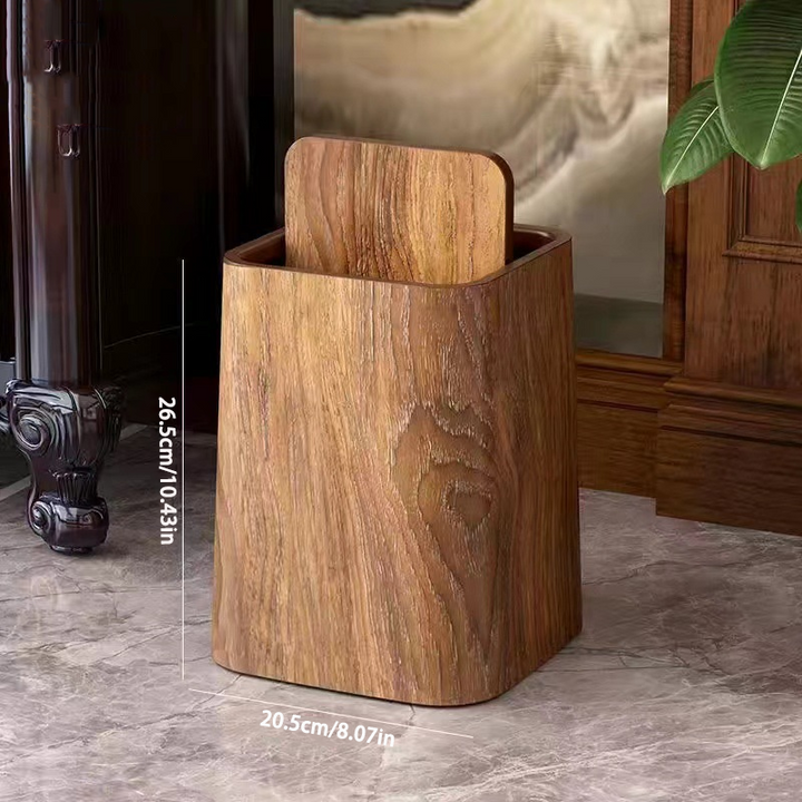 Marble Trash Can | Elegant Swivel Lid | Stornfield