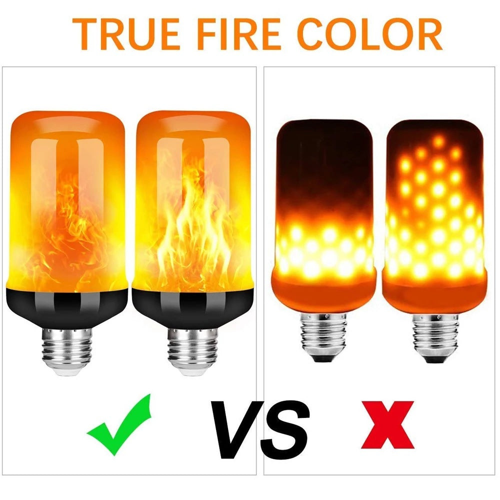 LED FLAME LIGHT PARTY LAMP - 4 MODES FIRE SIMULATION | Stornfield