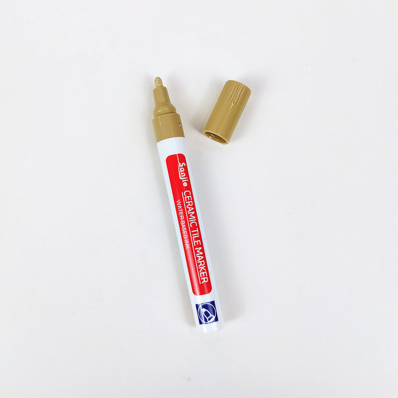 Grout pen for ceramic tiles in various colors