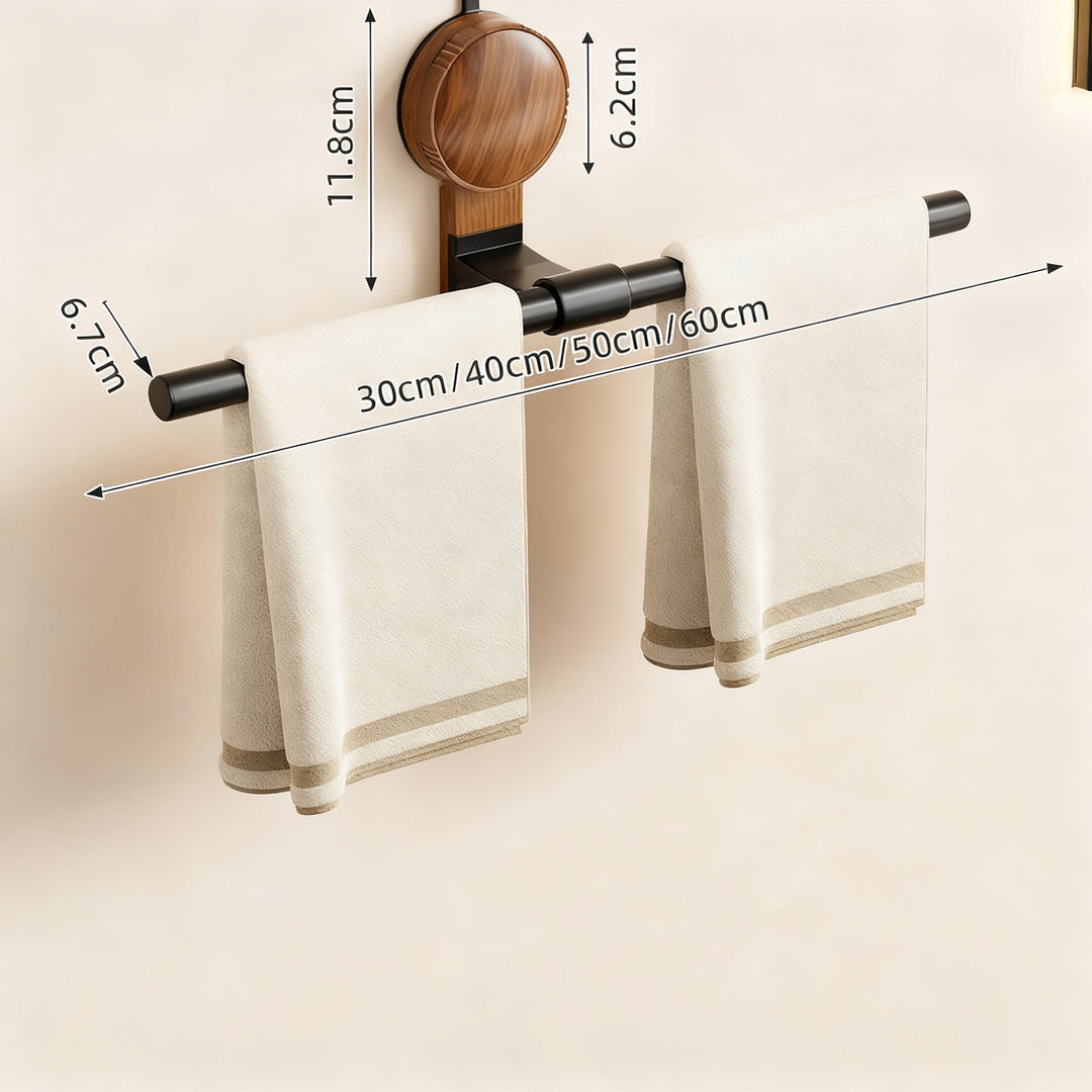 Towel holder made of space aluminum with suction cup