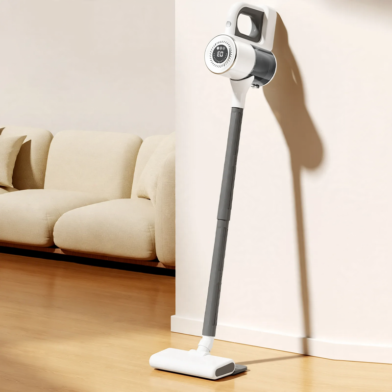 Portable cordless vacuum cleaner and mop with mite removal.