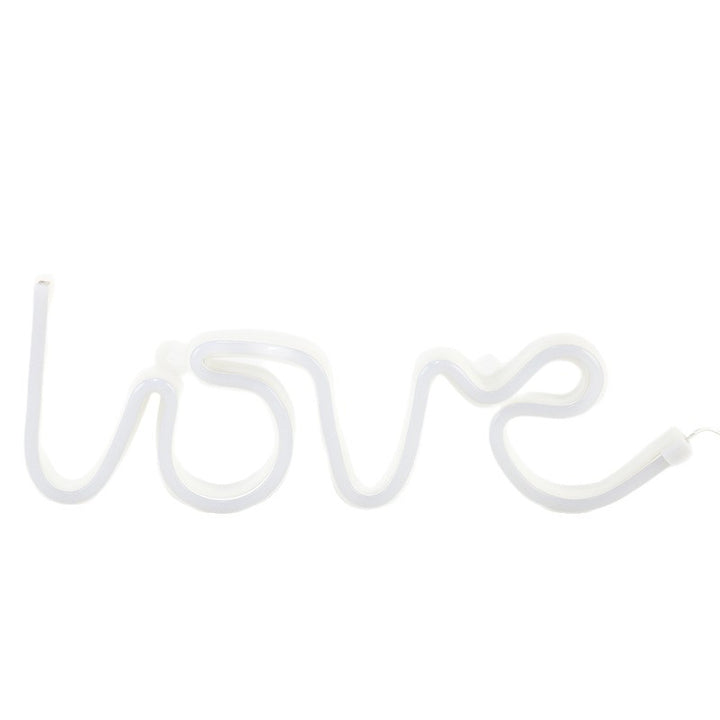 LED Neon Light LOVE, Plastic, Switch Control