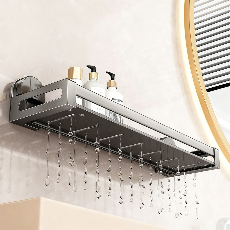 Suction Cup Bathtub Shelf made of Aluminum