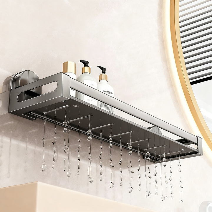 Suction Cup Bathtub Shelf made of Aluminum