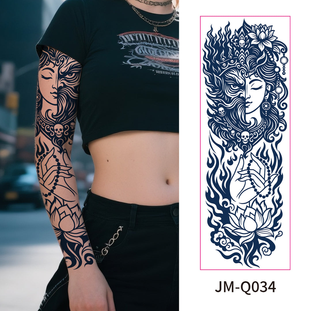 Temporary tattoo stickers, various designs