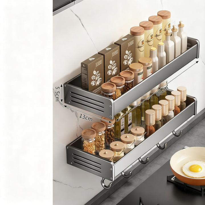 Stainless Steel Kitchen Wall Shelf