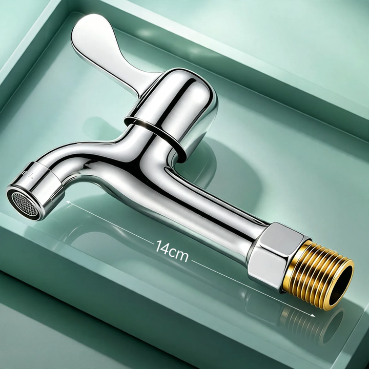 Stainless steel faucet for washing machine and balcony