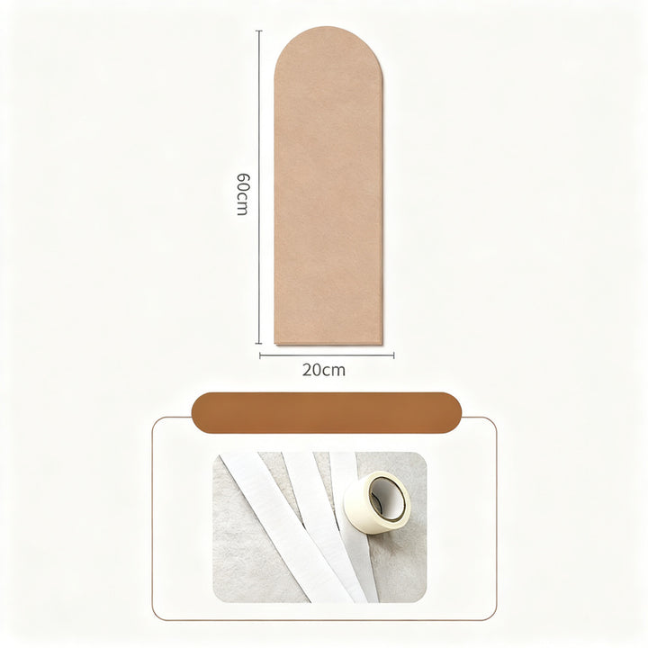 Foam wall panels with arch design, protective padding