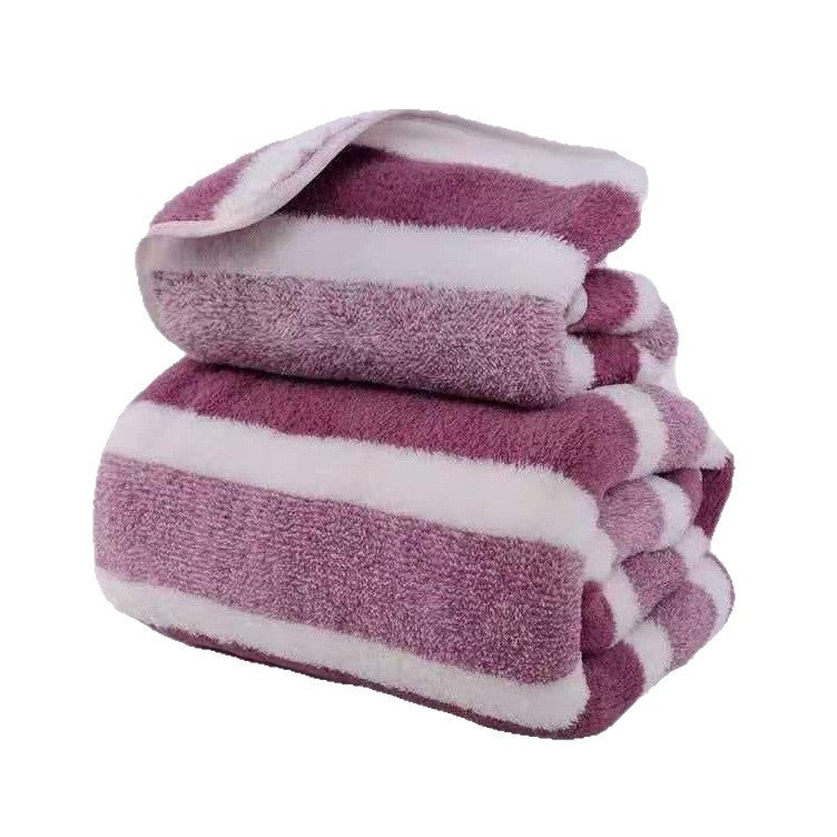 Coral fleece towel