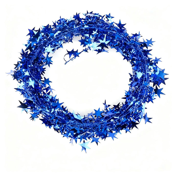 Star garland, 7.5 m, plastic