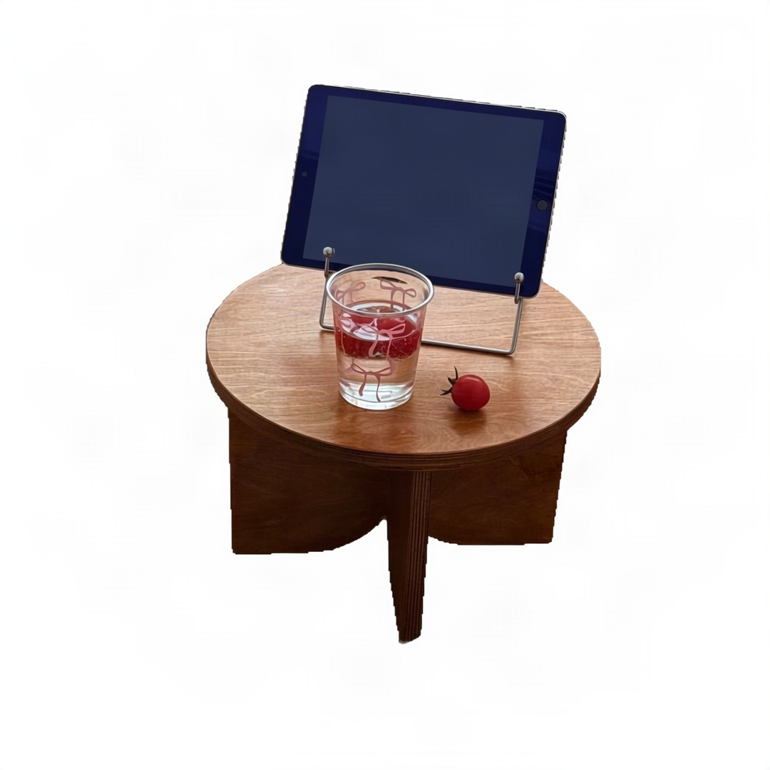 Beef wooden table, 40×40 cm, height 24 cm