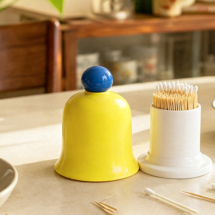 Toothpick box with bell, ABS plastic