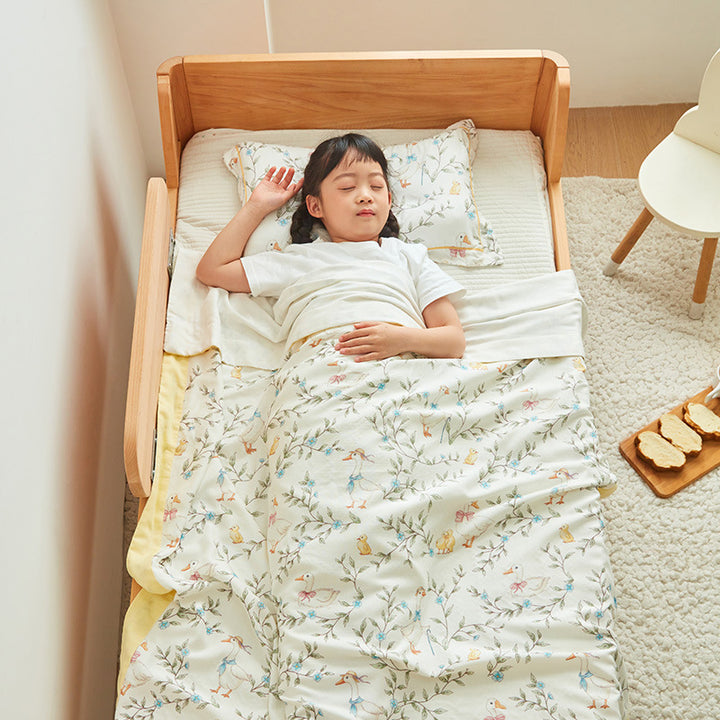 Children's blanket made of bamboo silk, four layers, 80×110 cm
