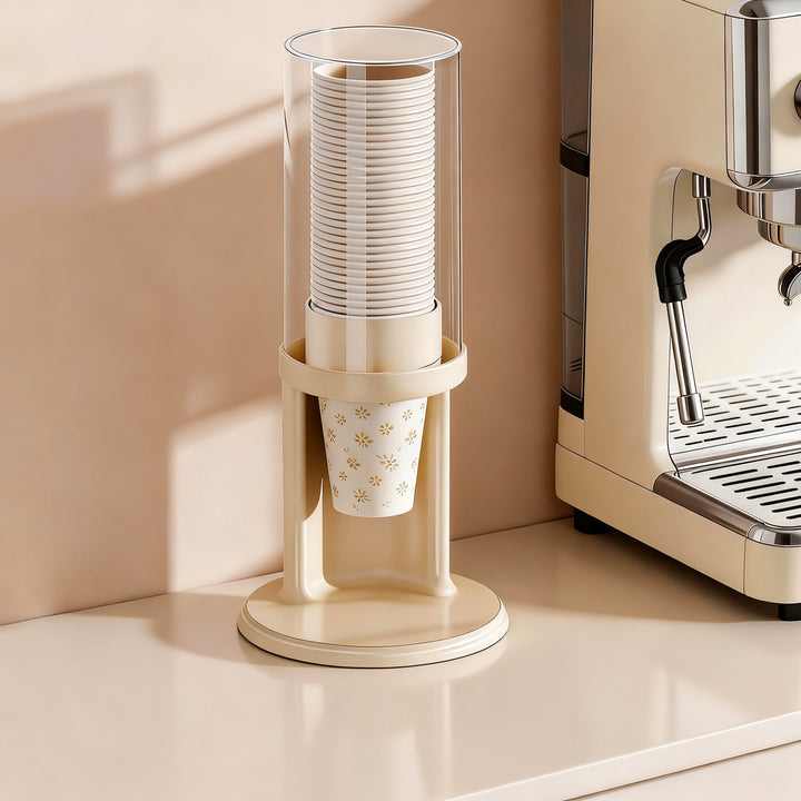 Wall-mounted cup holder, single and double