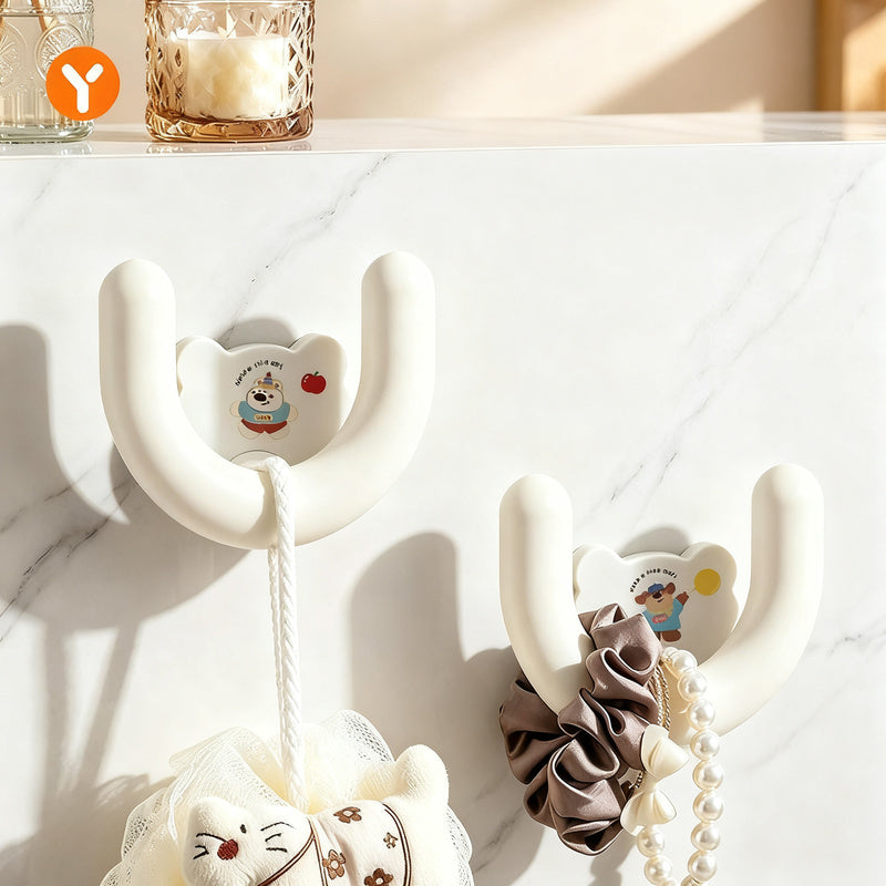 Bathroom slipper wall holder, self-adhesive