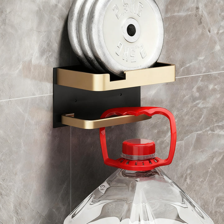 Toilet paper and mobile phone holder with suction cup