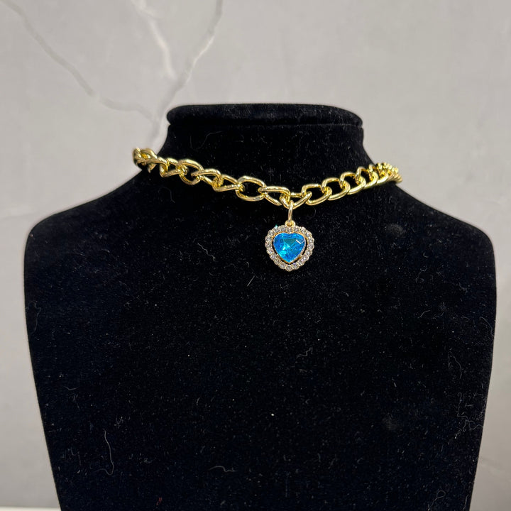 Collar with Crystals and Pearls for Cats and Dogs