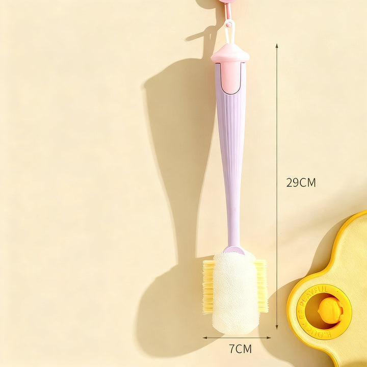 Multipurpose brush for cleaning cups and bottles