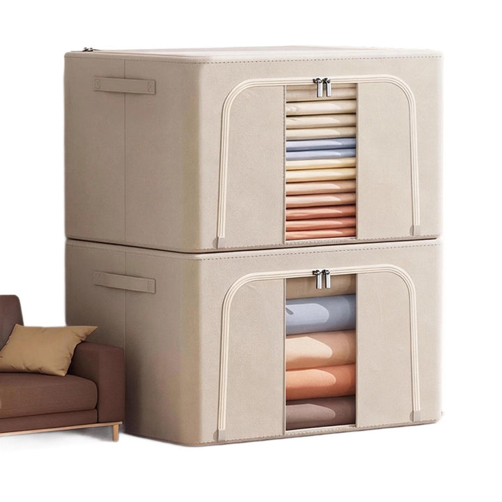 Foldable storage box for clothes