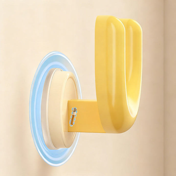Suction cup slipper rack for bathroom