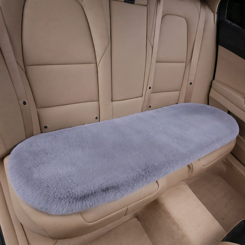 Plush car seat cushion, winter version