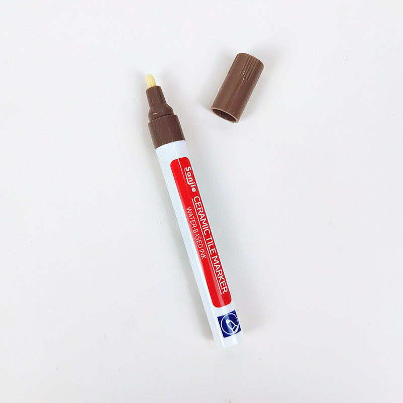 Grout pen for ceramic tiles in various colors
