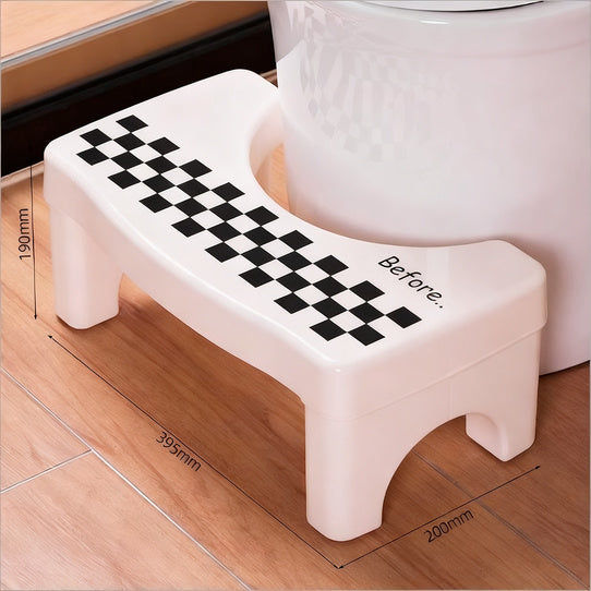 Plastic toilet stool
