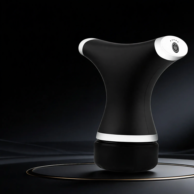 Portable belly massager with vibration