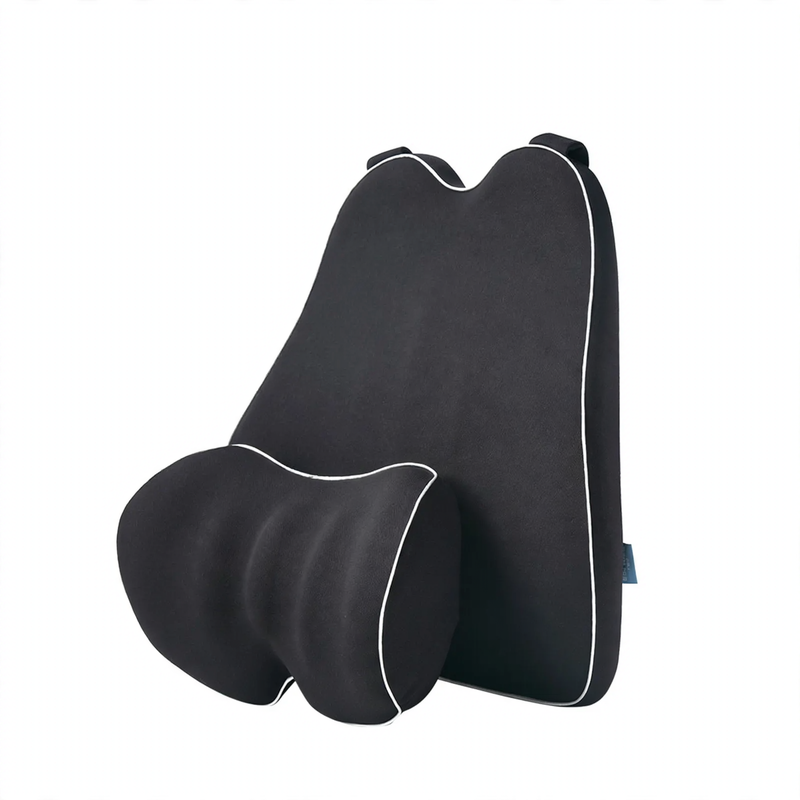 Car Neck Pillow and Lumbar Support, Memory Foam