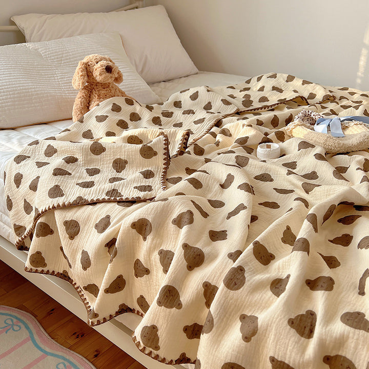 Cooling blanket made of cotton, 1000–1500 g