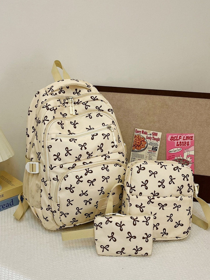 Women's Backpack Set, 3-piece, Nylon, large capacity