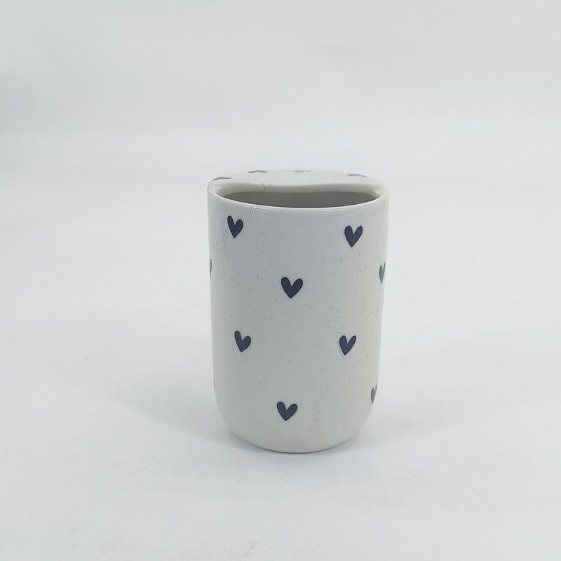 Ceramic coffee mug with handle, 370 ml